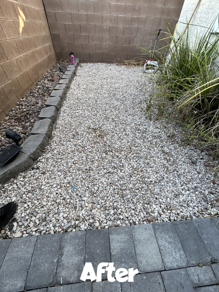 Vegas Scoopers Dog Waste Removal Before and After Services
